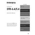 INTEGRA DTR5.4 Manual de Usuario