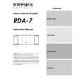 INTEGRA RDA7 Manual de Usuario